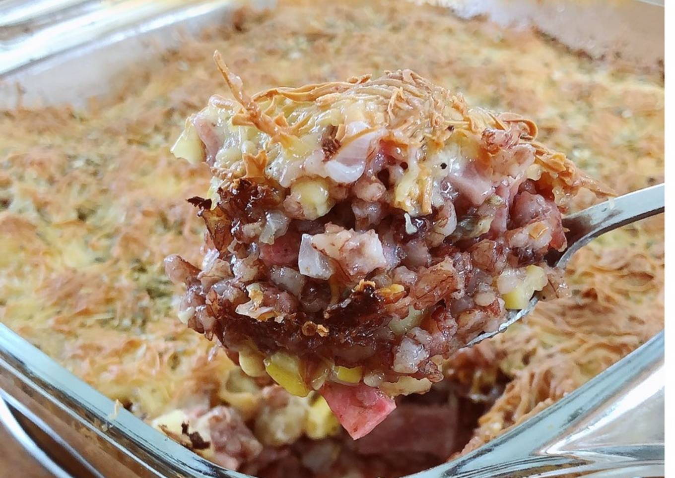 Bake butter rice