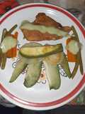 Pechuga de pollo con verduras