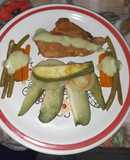 Pechuga de pollo con verduras