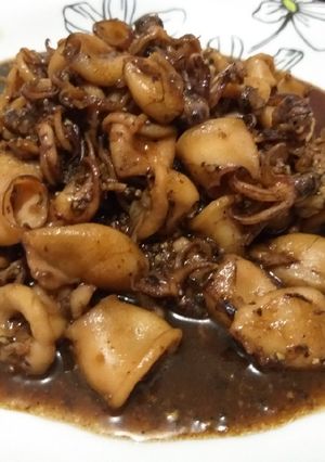 Foto resep Cumi Lada Hitam