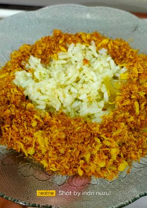 Foto resep Nasi goreng abon ayam