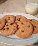 Galletas con chispas de chocolate