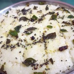 Instant suji dhokla A picture of Instant suji dhokla.