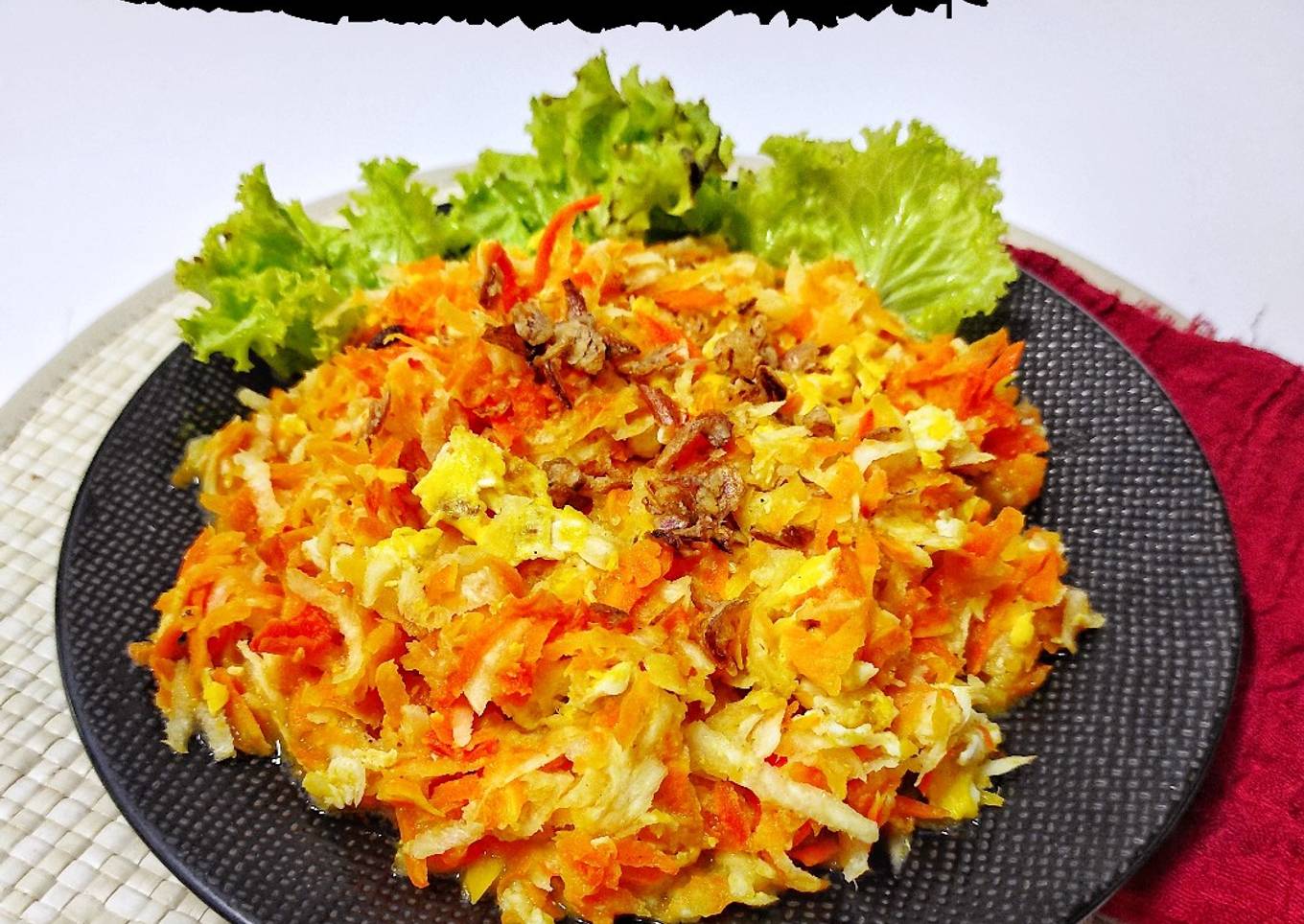 Tumis Bengkoang Wortel (Isi Choipan tanpa ebi)