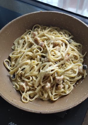 Foto resep Fettuccine Carbonara