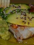 Filet de mero con aguacate