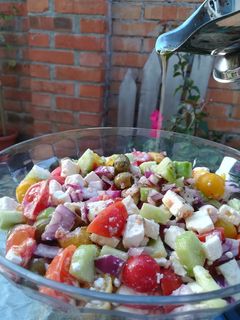 Görög saláta recept fotója