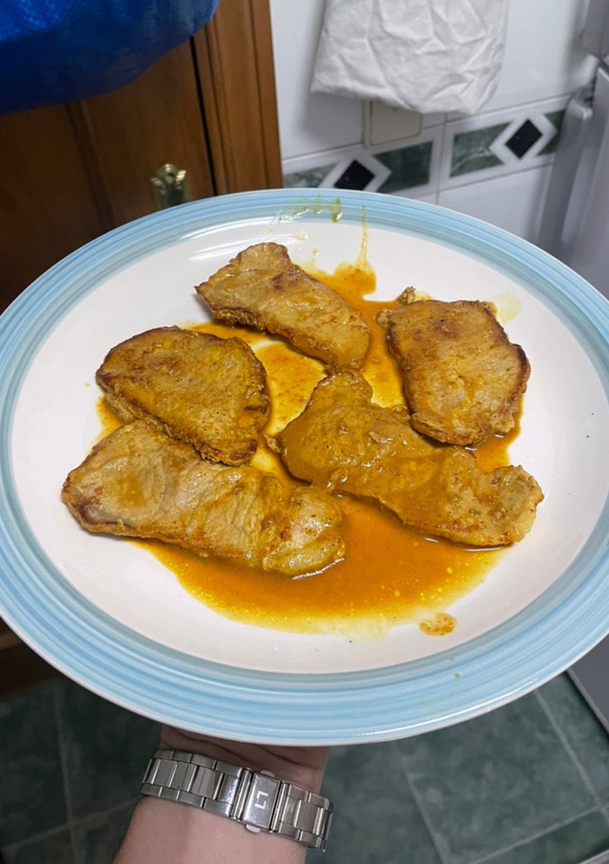 Una foto de Lomo con salsa de ras el hanout
