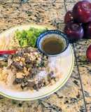 Bún xào thịt bò