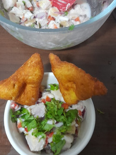 Una foto de Ceviche de reineta congelada
