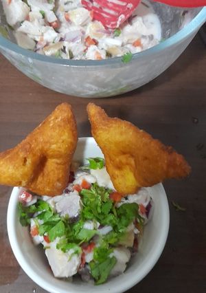Una foto de Ceviche de reineta congelada