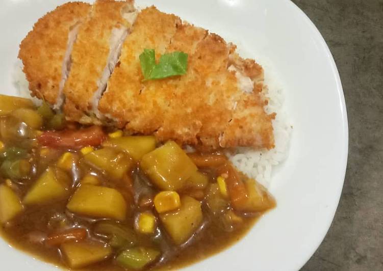 Chicken katsu curry simple