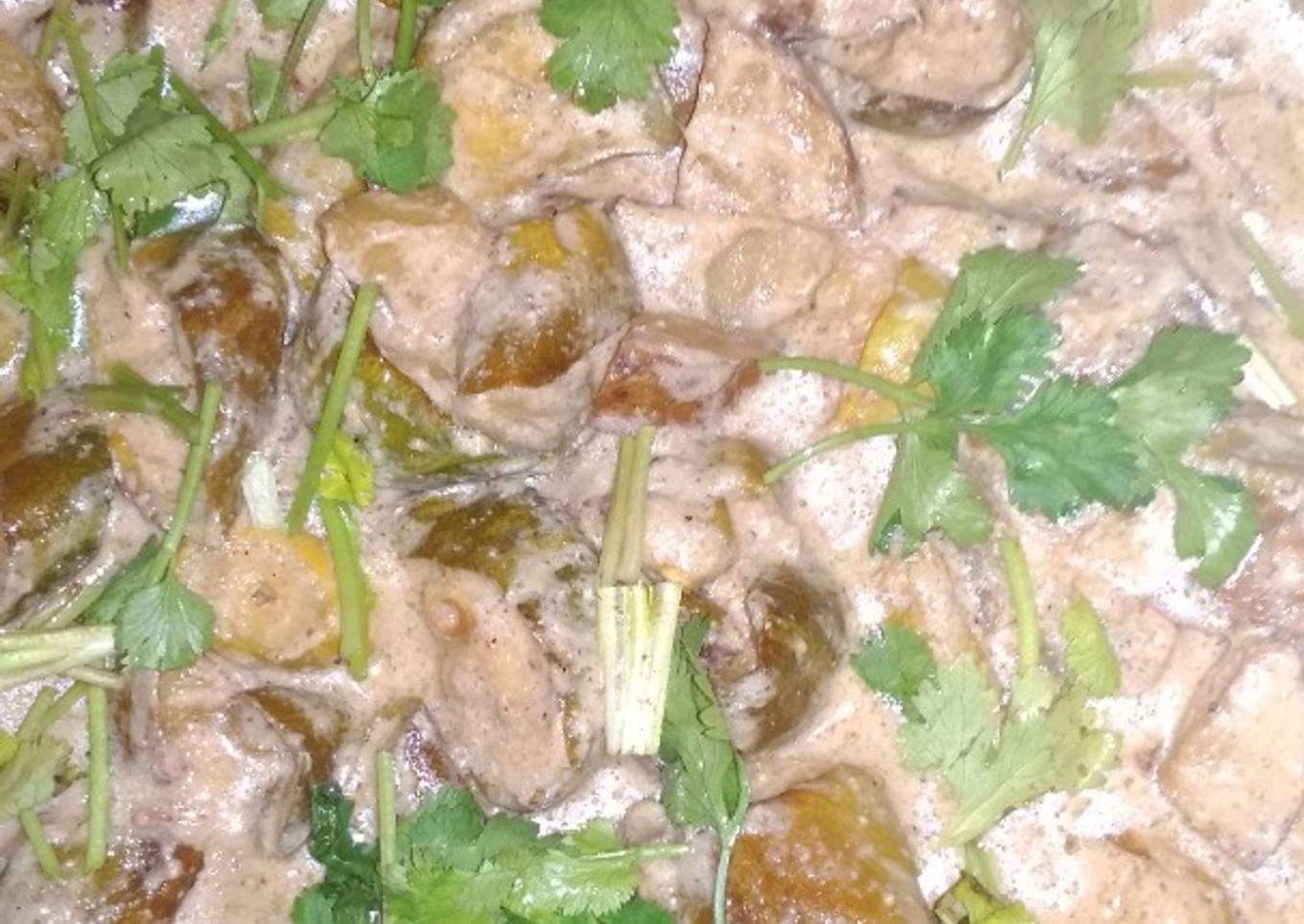 Parwal aloo korma