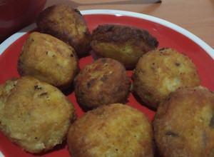 Una foto de Fritura de papa y caballa