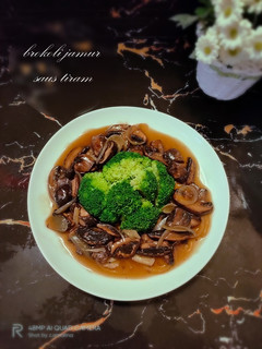 Foto resep Brokoli jamur saus tiram