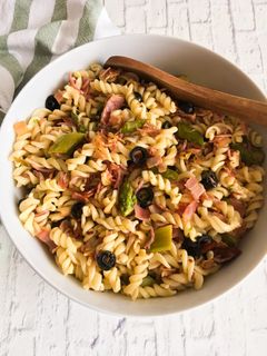 Foto de Salada de Massa com Espargos e Bacon