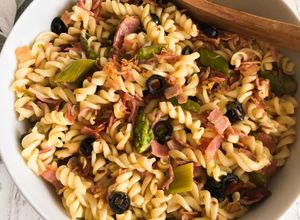 Foto de Salada de Massa com Espargos e Bacon