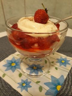 Epres pohárkrém recept fotója
