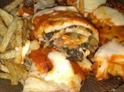 Una foto de canelones de verdura y picadillo