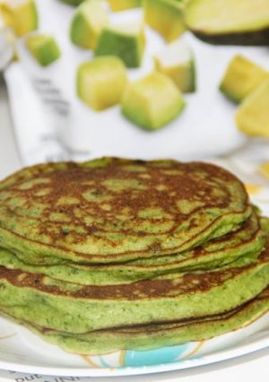 A picture of Shrek and Fiona Fluffy Pancakes.