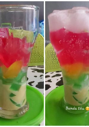 Foto resep Agar Rainbow Milky Soda 😍😘