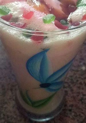 A picture of Banana milkshake.