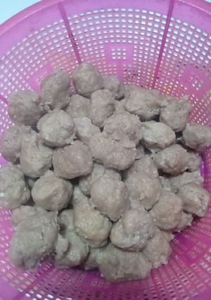 Foto resep Bakso tanpa putih telur