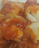 Capelettis de ricota, queso y jamón