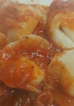 Una foto de Capelettis de ricota, queso y jamón