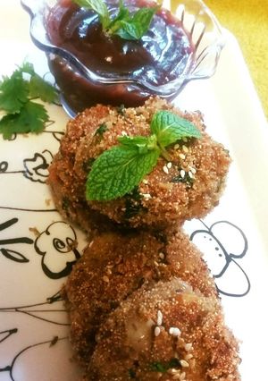 A picture of Dal Tikki (Leftover Dal).