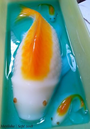 Foto resep Puding Ikan Koi