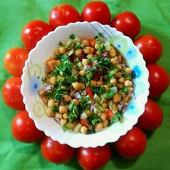 A picture of Healthy Chana Chaat.