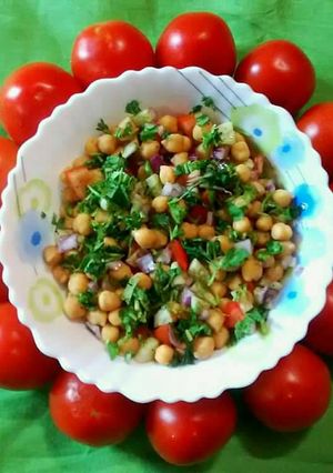 A picture of Healthy Chana Chaat.
