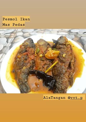 Foto resep Pesmol Ikan Mas Pedas