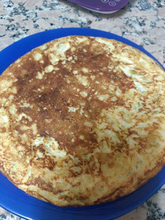 Una foto de Tortilla de patatas ligera