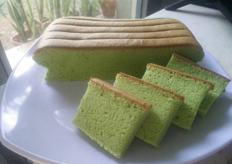 Anti Ribet, Bikin Pandan Ogura Cake yang sederhana