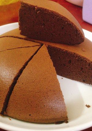Hình của món Bánh bông lan cacao đơn giản.
