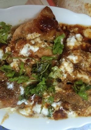 A picture of Samosa Chaat.