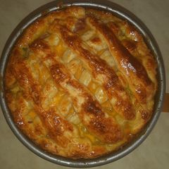 Mushroomy-Cheesy Pie A picture of Mushroomy-Cheesy Pie.