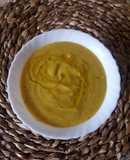 Crema de calabacín y calabaza