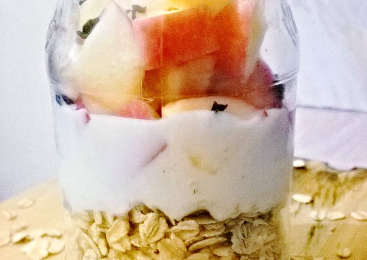 How to Make Favorite Apple Cinnamon Overnight Oats #200threcipe