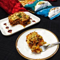 A picture of Fusion lasagna.