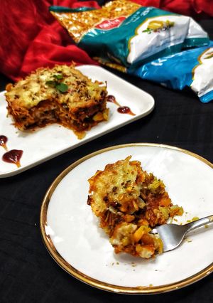 A picture of Fusion lasagna.
