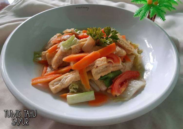 Tumis Tahu Sayur (Paket Ekonomis)