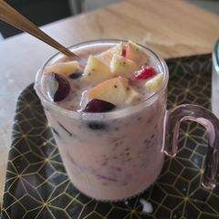 A picture of Chia fruit drink.