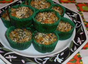 Una foto de Muffins de queso y espinaca