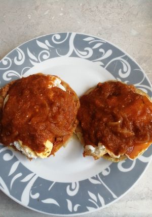 Una foto de Huevos rancheros