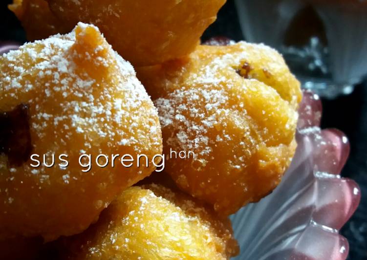 Resep Sus Goreng (deep fried choux pastry) oleh Izza (Han) Cookpad