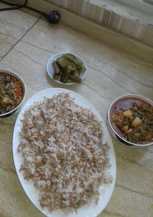 صورة لوصفة فاصولياء خضراء بالدجاج