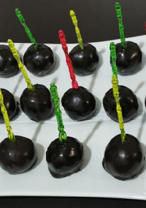 صورة لوصفة كرات الشوكولاته